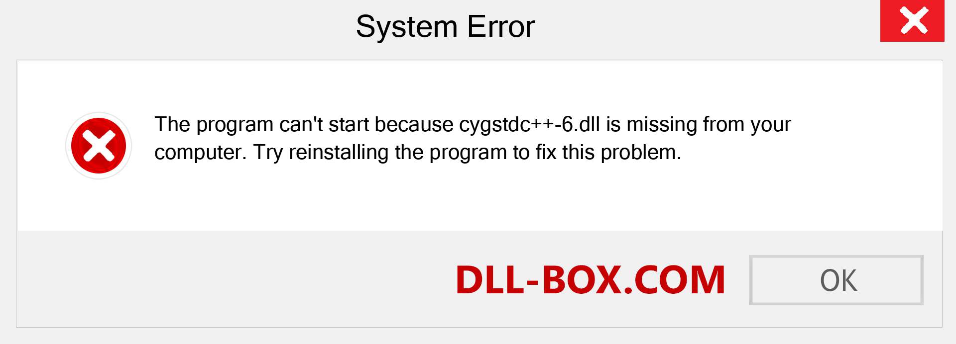  cygstdc++-6.dll file is missing?. Download for Windows 7, 8, 10 - Fix  cygstdc++-6 dll Missing Error on Windows, photos, images